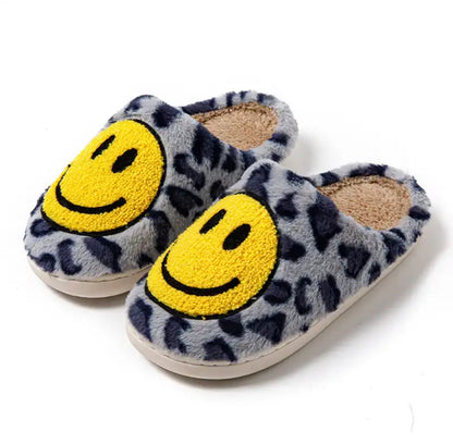 Leopard Smiley Slippers