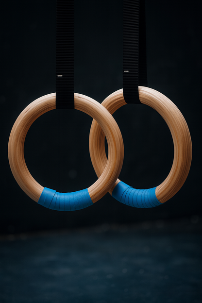 Gymnastikringe aus Holz