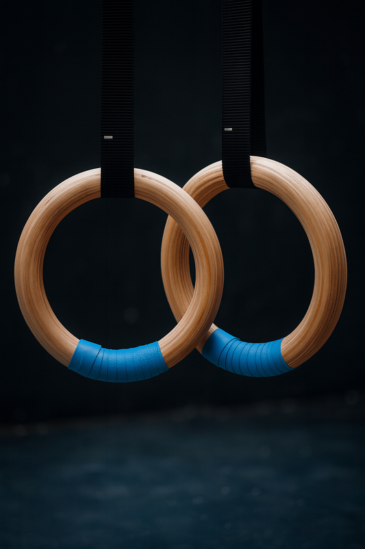 Gymnastikringe aus Holz